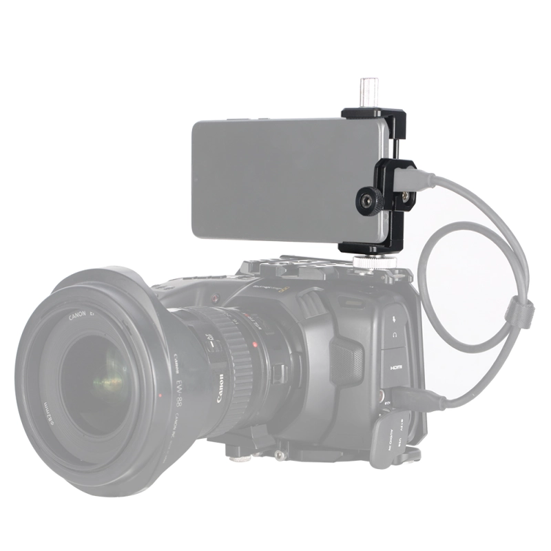 Niceyrig Phone Clamp Holder with Cold Shoe Mount Adaptor&Cable Clamp