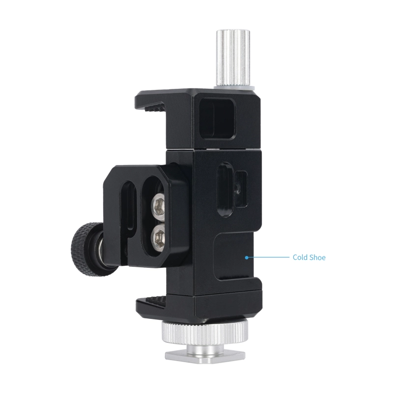 Niceyrig Phone Clamp Holder with Cold Shoe Mount Adaptor&Cable Clamp