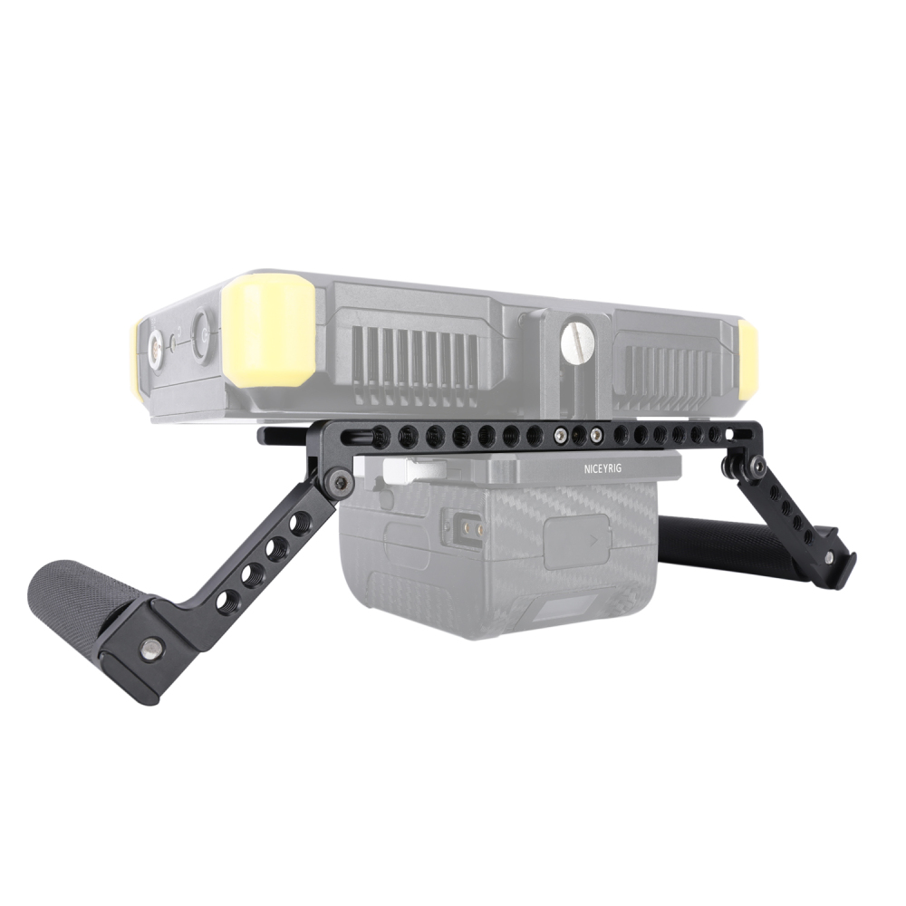 Niceyrig Foldable Dual Handheld Monitor Holder Kit