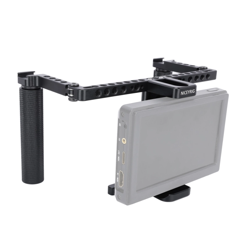 Niceyrig Foldable Dual Handheld Monitor Holder Kit