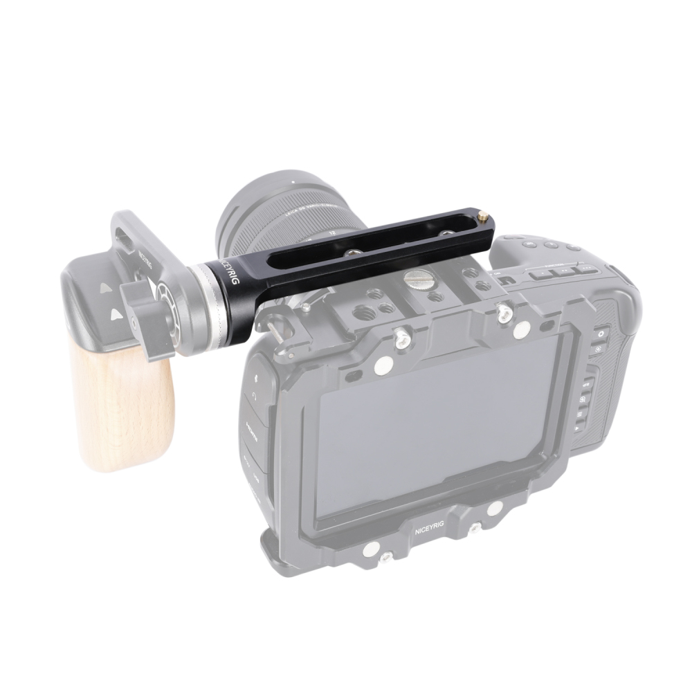 Niceyrig Nato Rail Extension Bar with Arri Rosette Adaptor