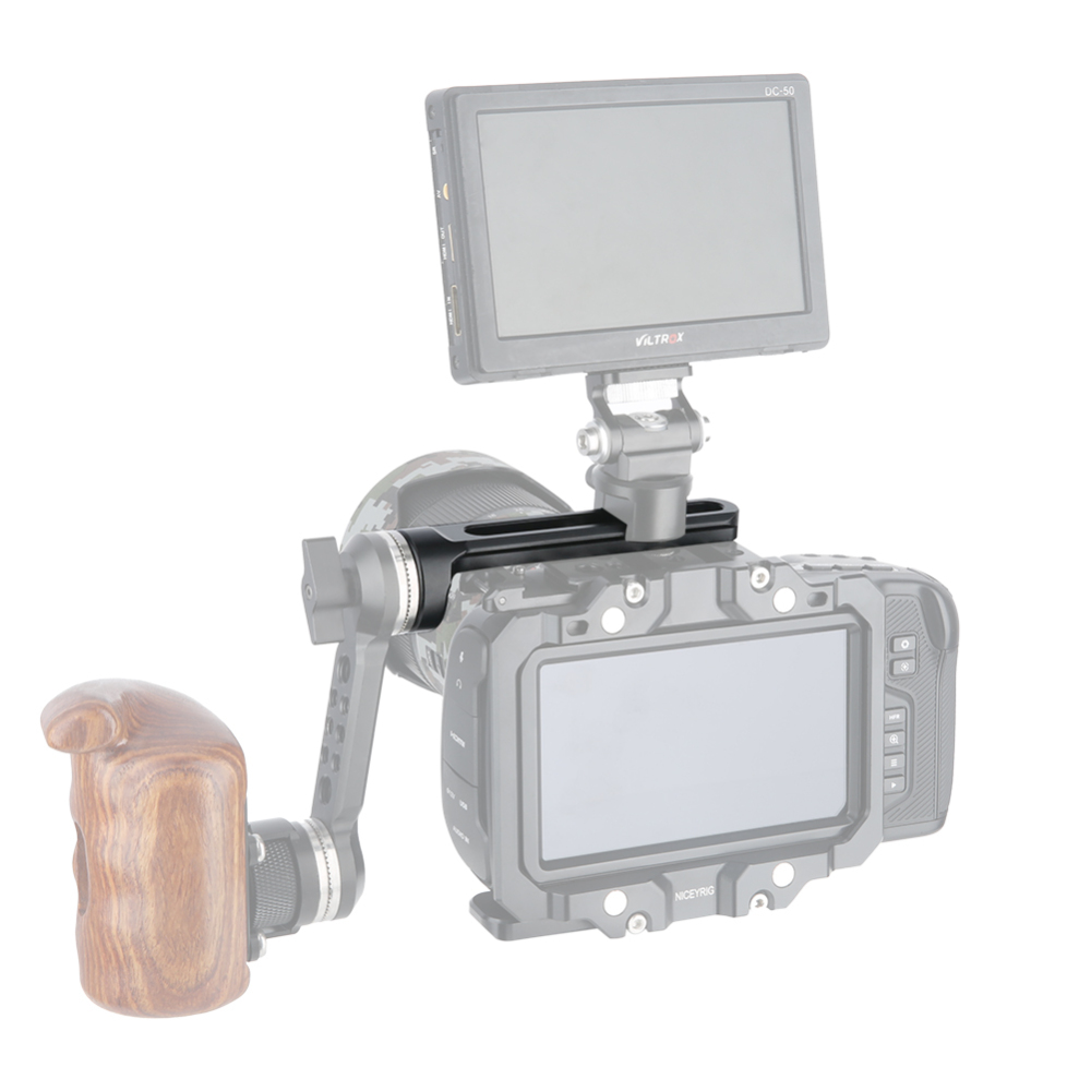 Niceyrig Nato Rail Extension Bar with Arri Rosette Adaptor