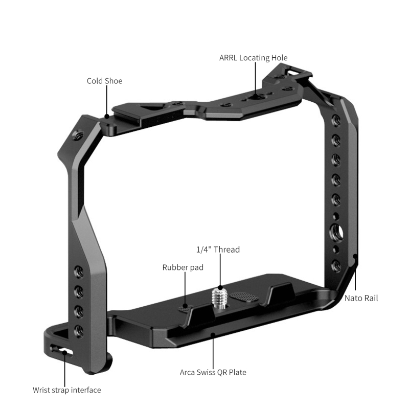 Niceyrig Camera Cage for Sony A9M3 (ILCE-9M3/α9 III)