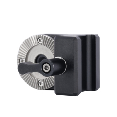 Niceyrig Nato Rail Clamp with Arri Rosette Mount Comes with 1/4''-20 Arri Locating Holes