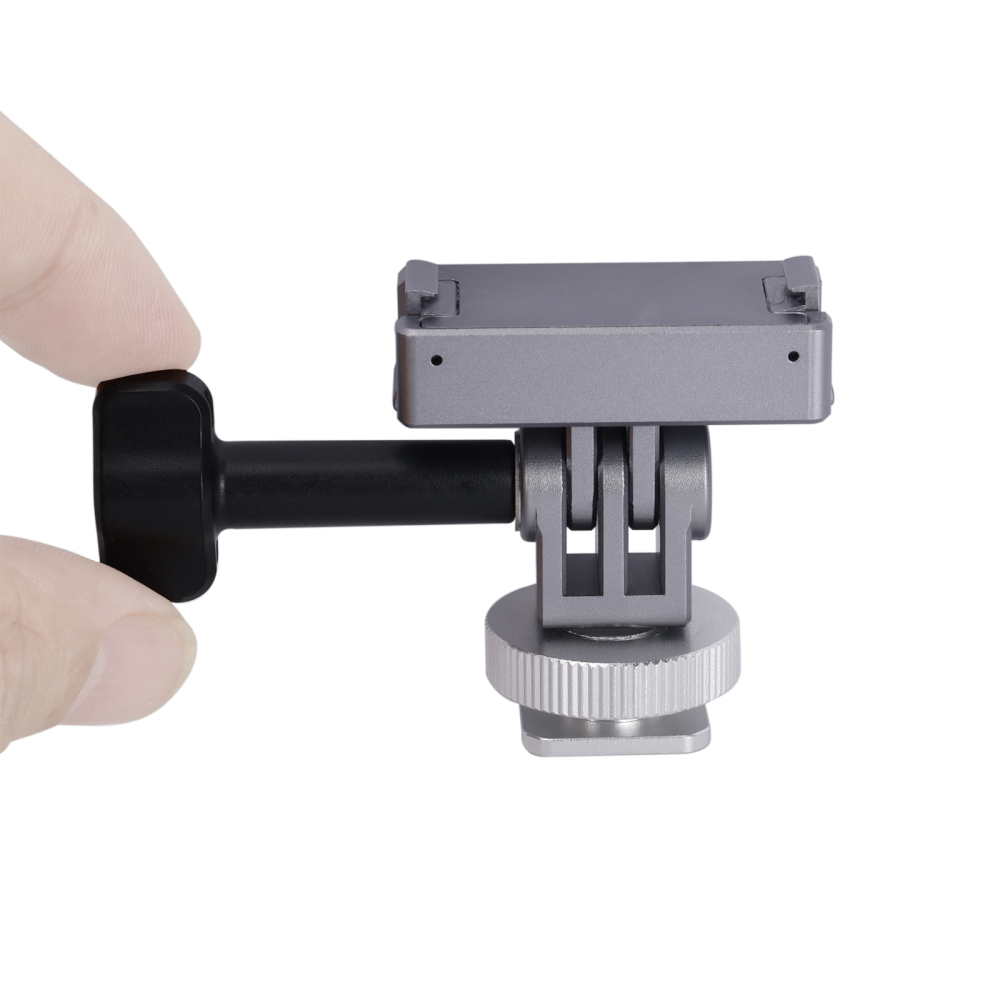 Niceyrig Action Camera Magnetic Mounting Adaptor Quick Release with Cold Shoe Adaptor for DJI Osmo Action 4/ Action 3/ Action 2