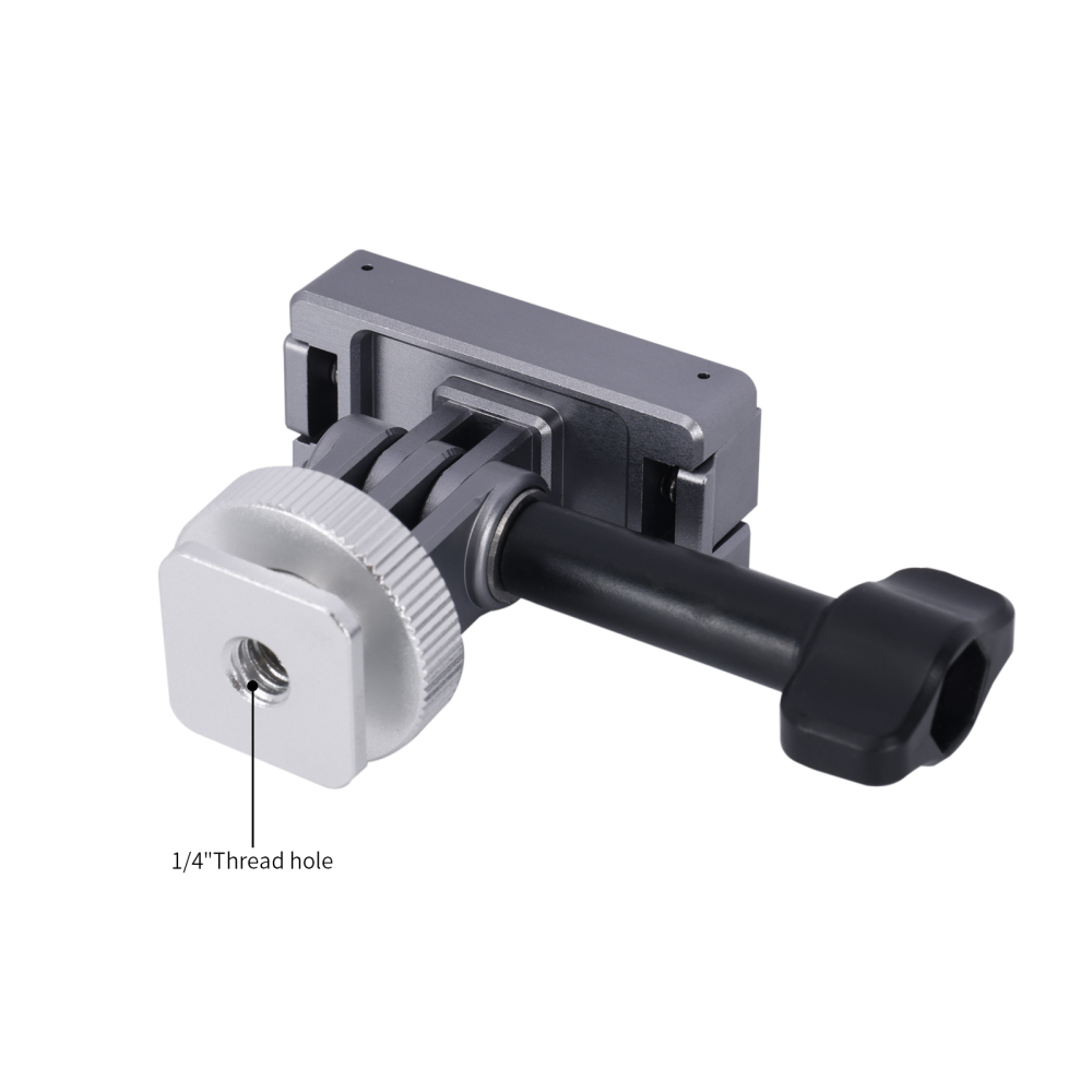 Niceyrig Action Camera Magnetic Mounting Adaptor Quick Release with Cold Shoe Adaptor for DJI Osmo Action 4/ Action 3/ Action 2