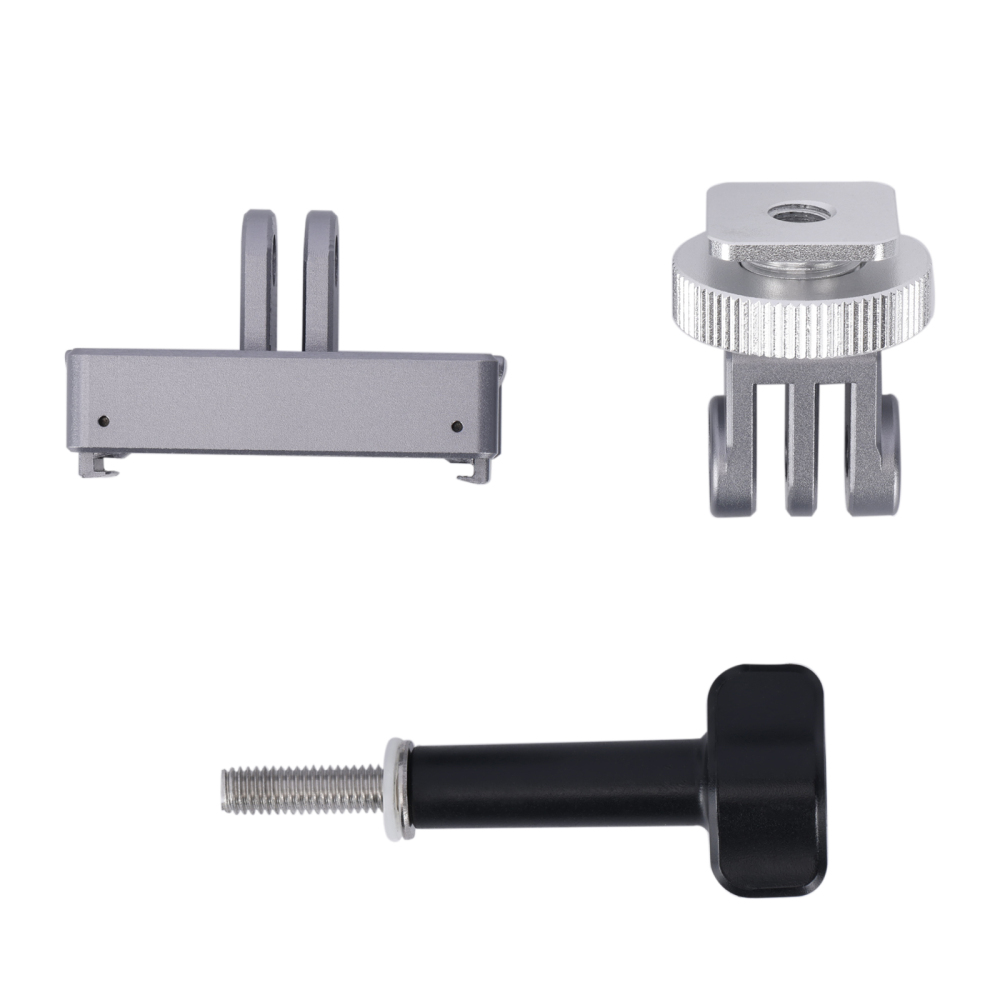 Niceyrig Action Camera Magnetic Mounting Adaptor Quick Release with Cold Shoe Adaptor for DJI Osmo Action 4/ Action 3/ Action 2