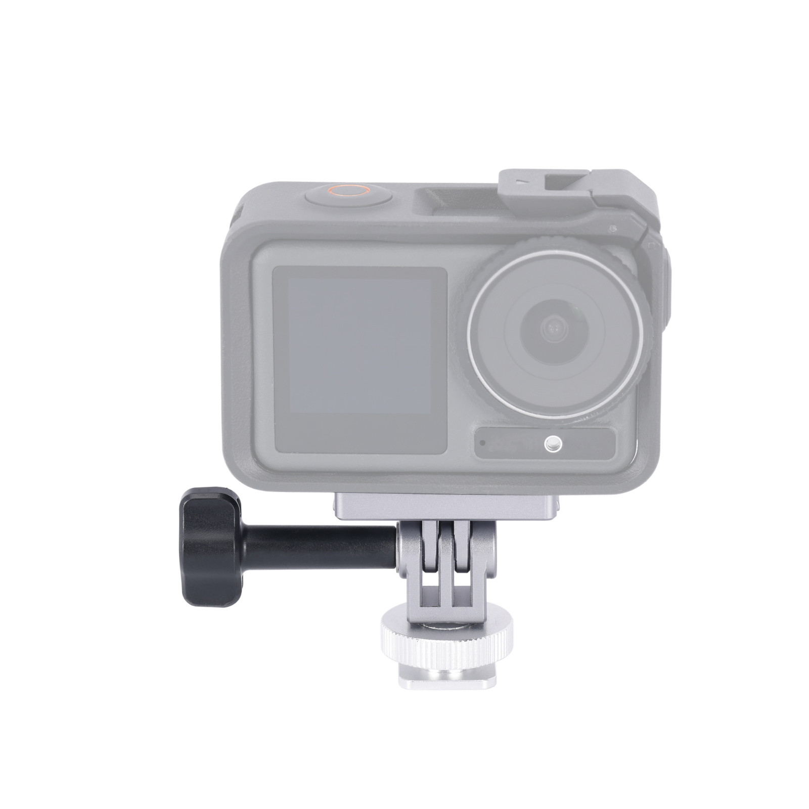 Niceyrig Action Camera Magnetic Mounting Adaptor Quick Release with Cold Shoe Adaptor for DJI Osmo Action 4/ Action 3/ Action 2
