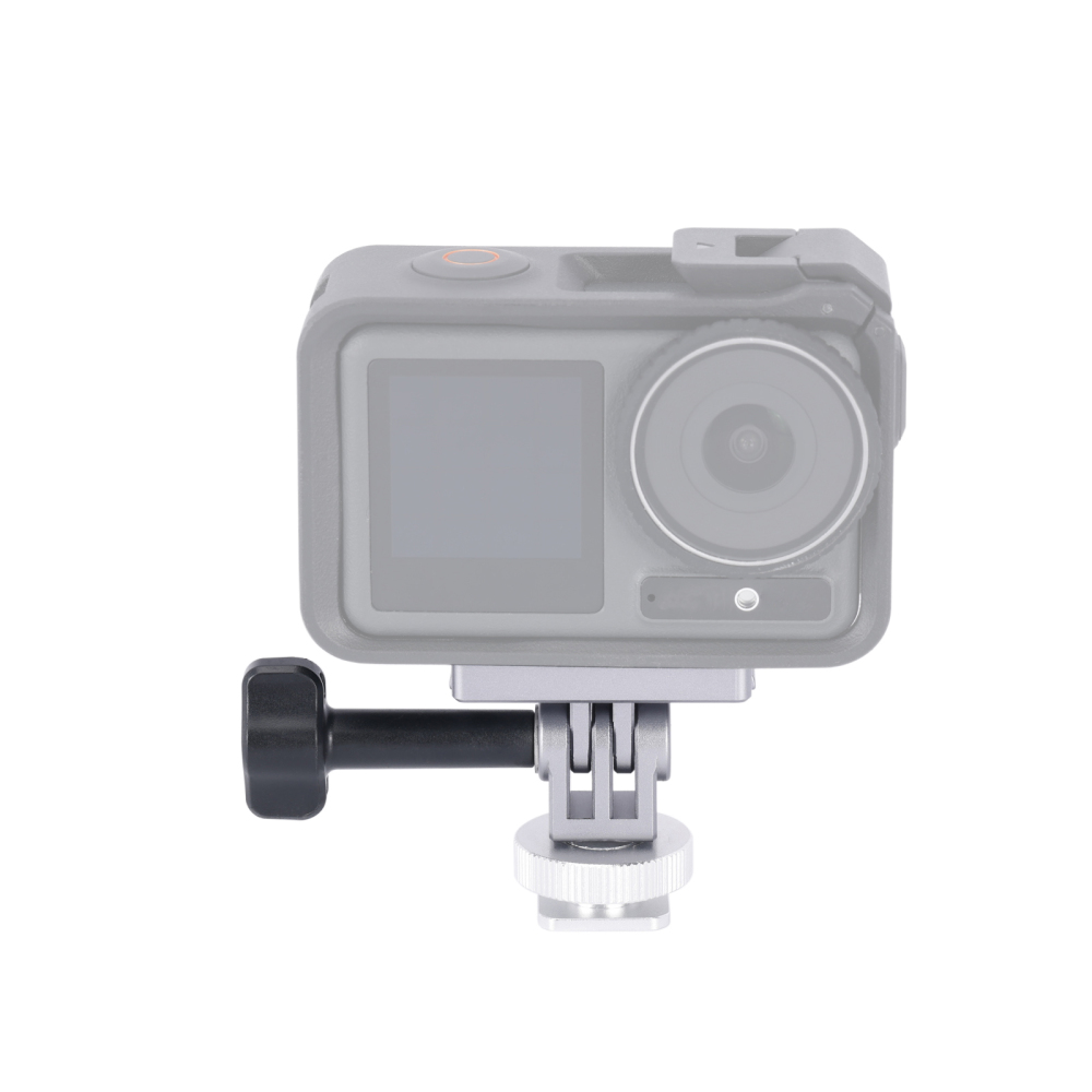 Niceyrig Action Camera Magnetic Mounting Adaptor Quick Release with Cold Shoe Adaptor for DJI Osmo Action 4/ Action 3/ Action 2