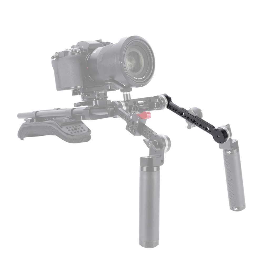Niceyrig Arri Rosette Extension Arm with Nato Rail & Arri Locating Holes