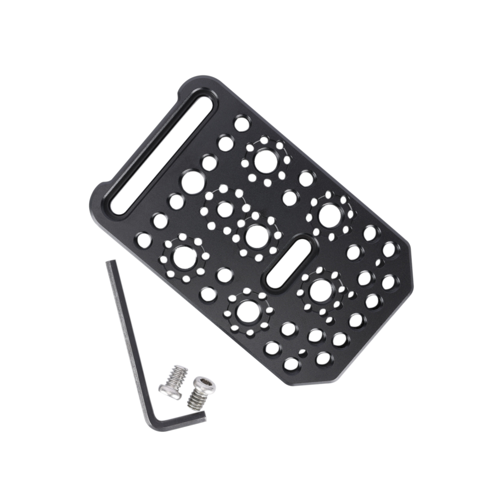 Niceyrig Universal Cheese Plate Compatible For Sony FX3/ FX30/ BMPCC 6K Pro with 1/4 &3/8 Arri Locating Holes