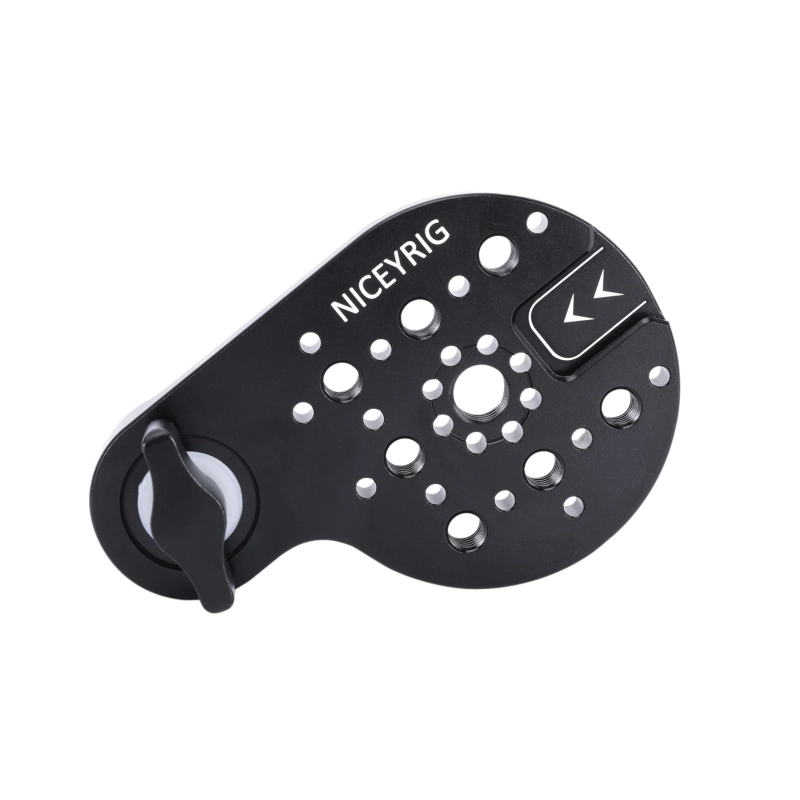 Niceyrig Video Tripod Mount Side Plate with Rosette Mount (30T, M8 Thread)