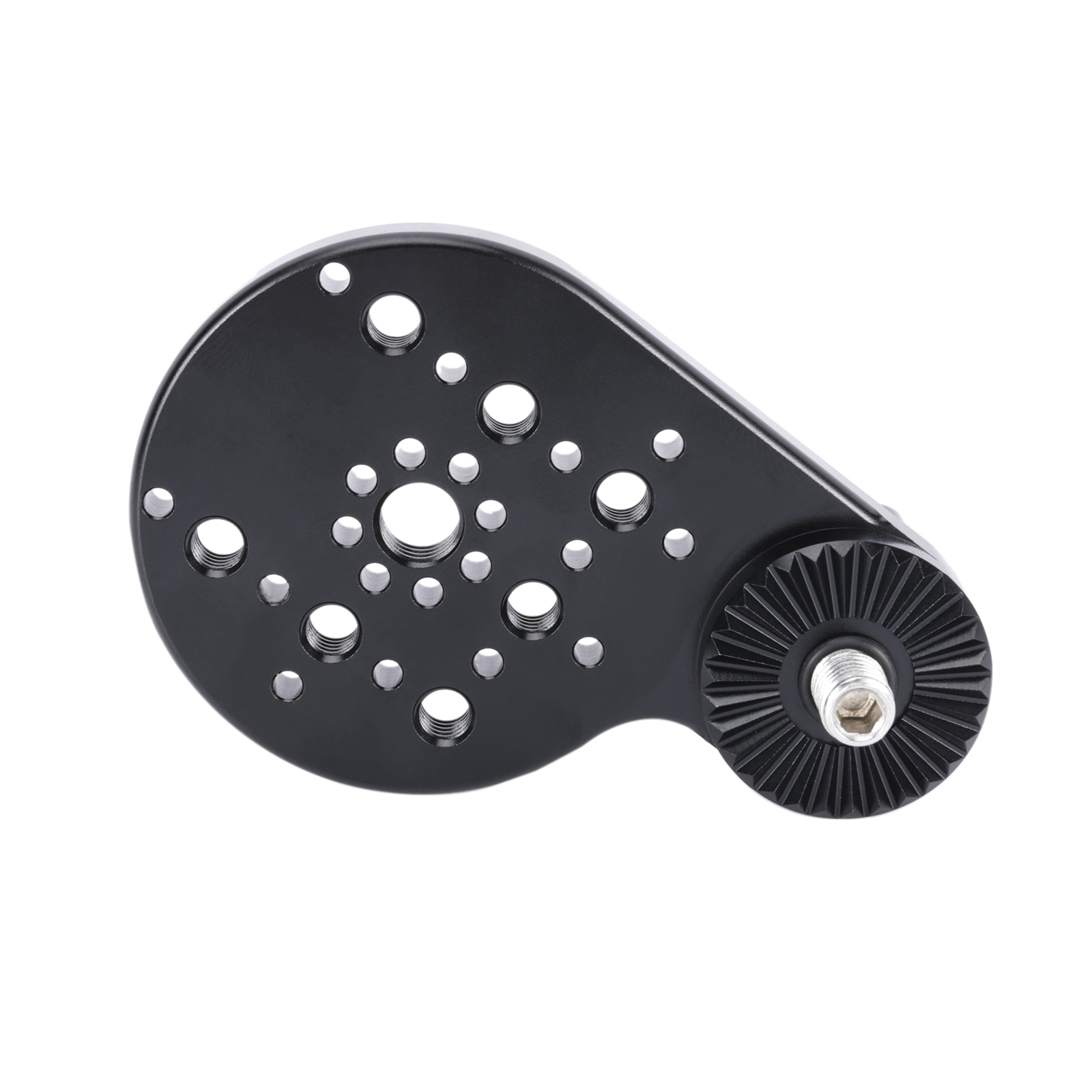 Niceyrig Video Tripod Mount Side Plate with Rosette Mount (30T, M8 Thread)