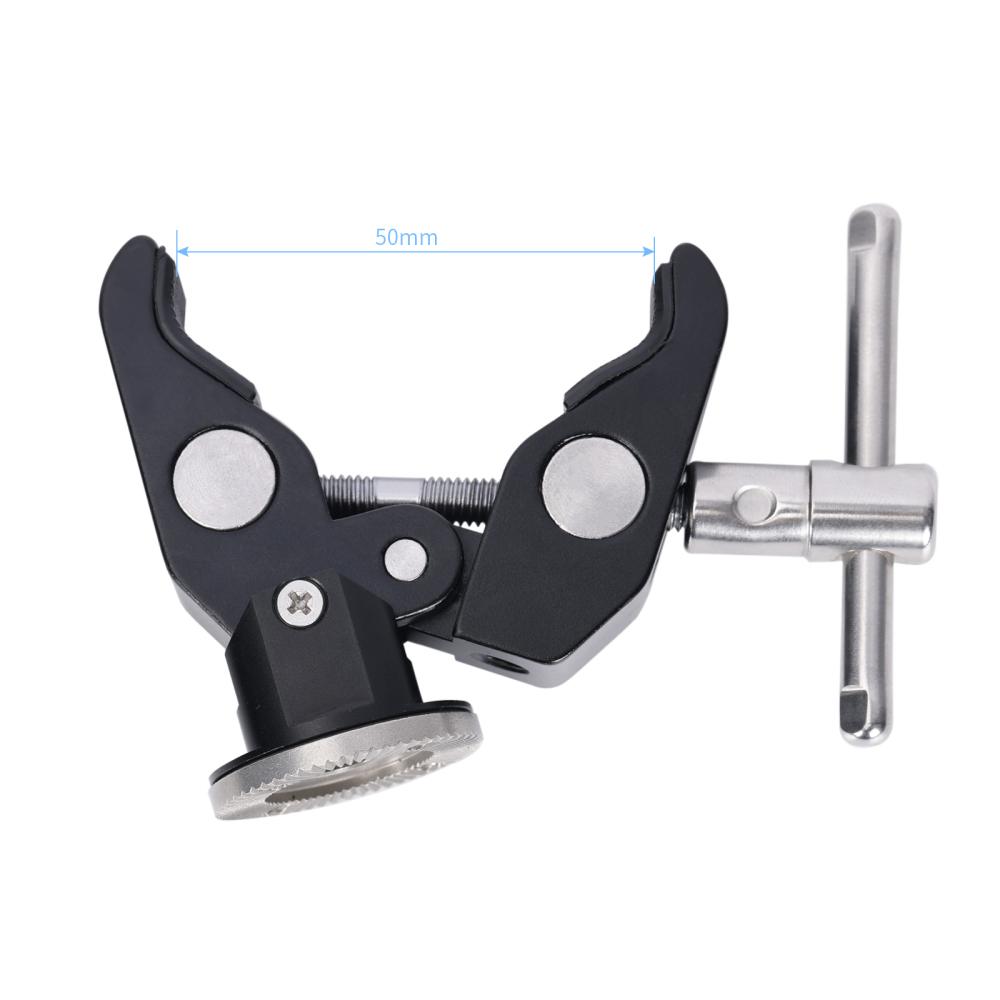 Niceyrig Super Clamp with Arri Rosette Mount (M6 Thread Holes)