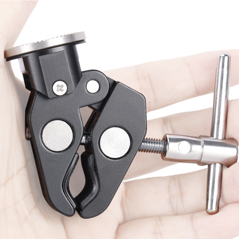 Niceyrig Super Clamp with Arri Rosette Mount (M6 Thread Holes)