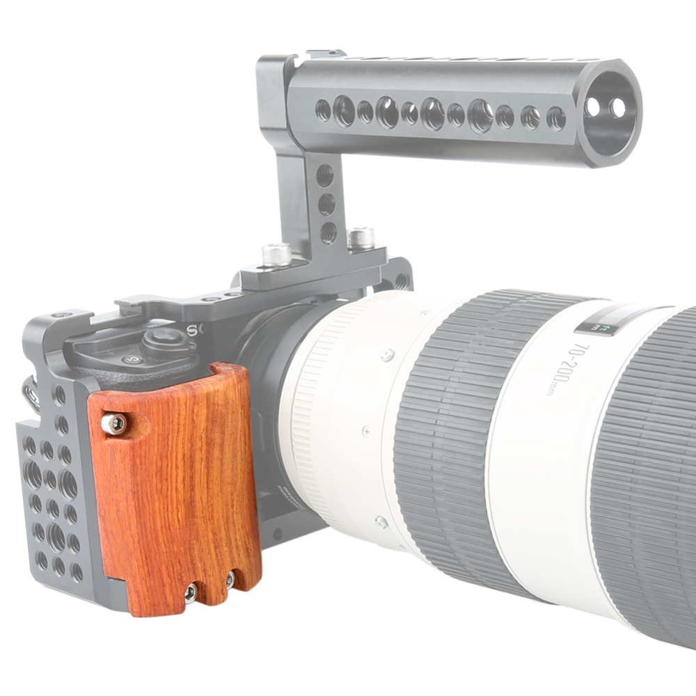 Niceyrig Wooden Handgrip for Camera Cage