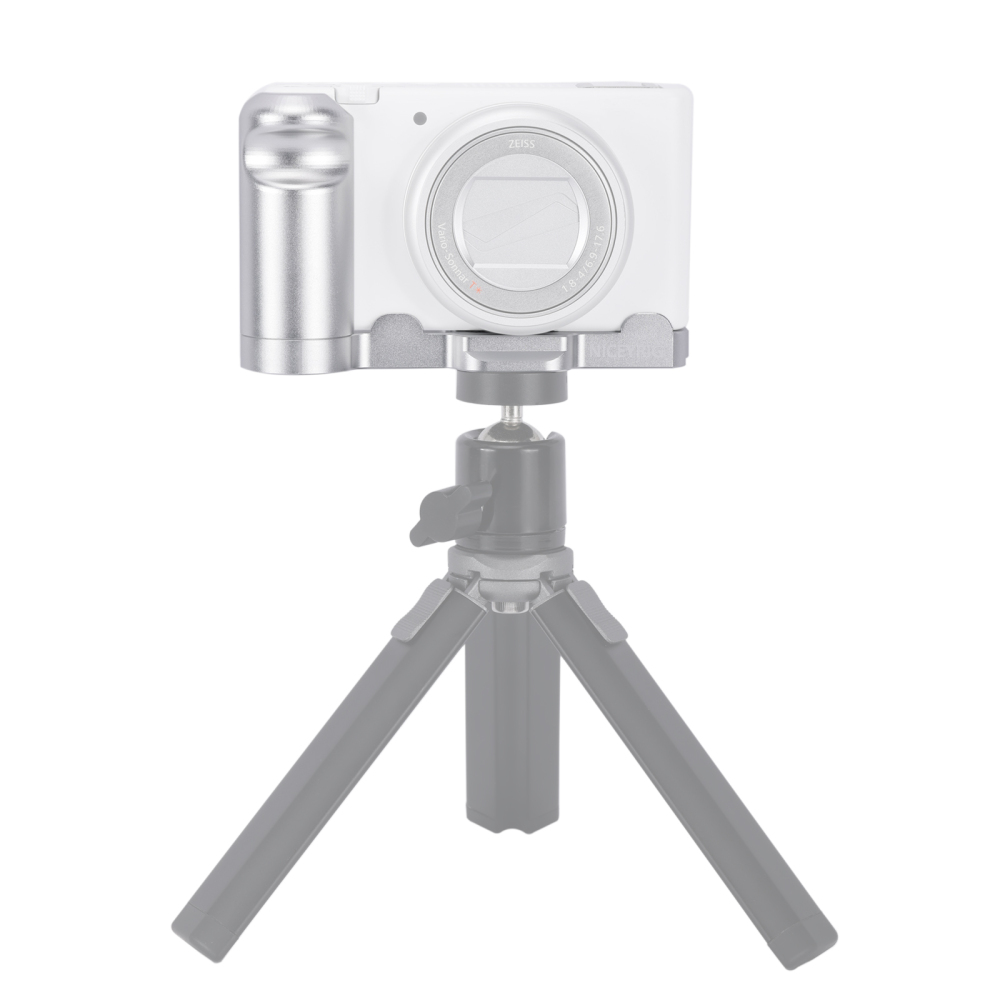 Niceyrig Sony ZV1-M2 L-shape Camera Cage with Arca Swiss Bottom & 1/4’’-20 Thread (Silver)