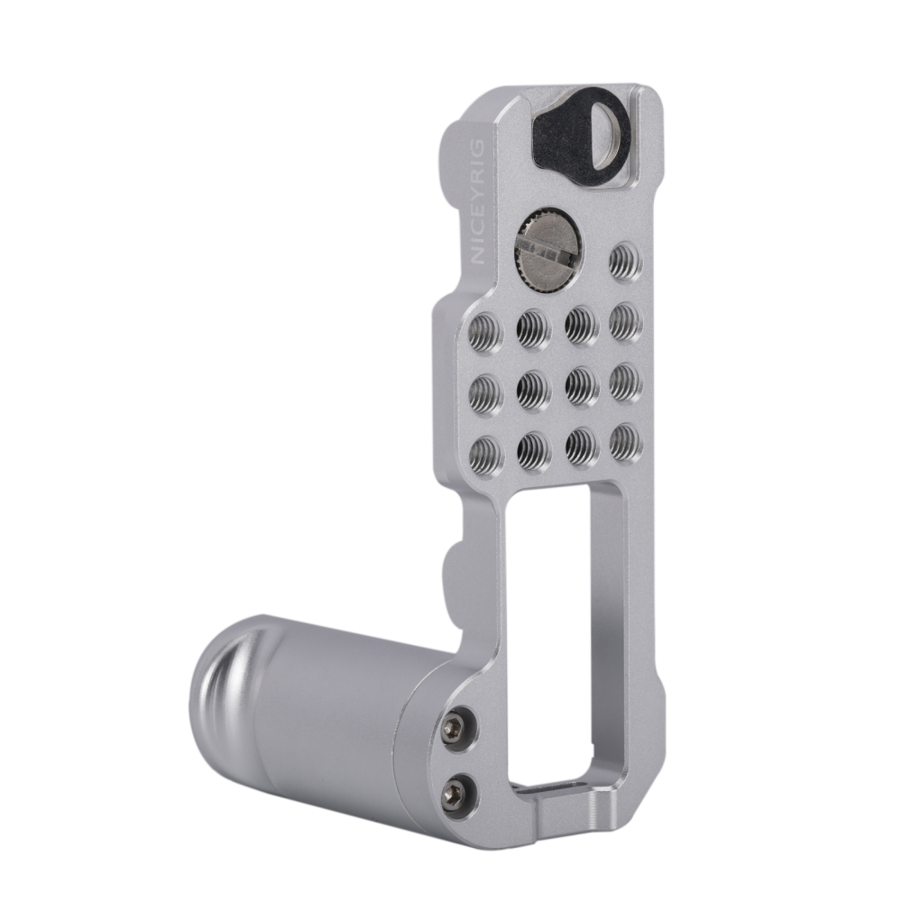 Niceyrig Sony ZV1-M2 L-shape Camera Cage with Arca Swiss Bottom & 1/4’’-20 Thread (Silver)