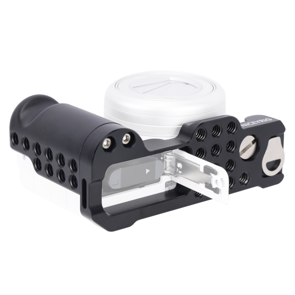 Niceyrig Sony ZV1-M2 L-shape Camera Cage with Arca Swiss Bottom & 1/4’’-20 Thread (Black)