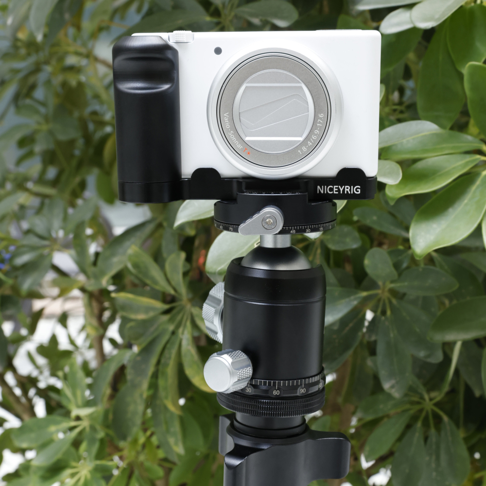 Niceyrig Sony ZV1-M2 L-shape Camera Cage with Arca Swiss Bottom & 1/4’’-20 Thread (Black)