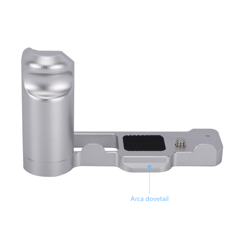 Niceyrig Sony ZV1-M2 L-shape Camera Cage with Arca Swiss Bottom & 1/4’’-20 Thread (Silver)