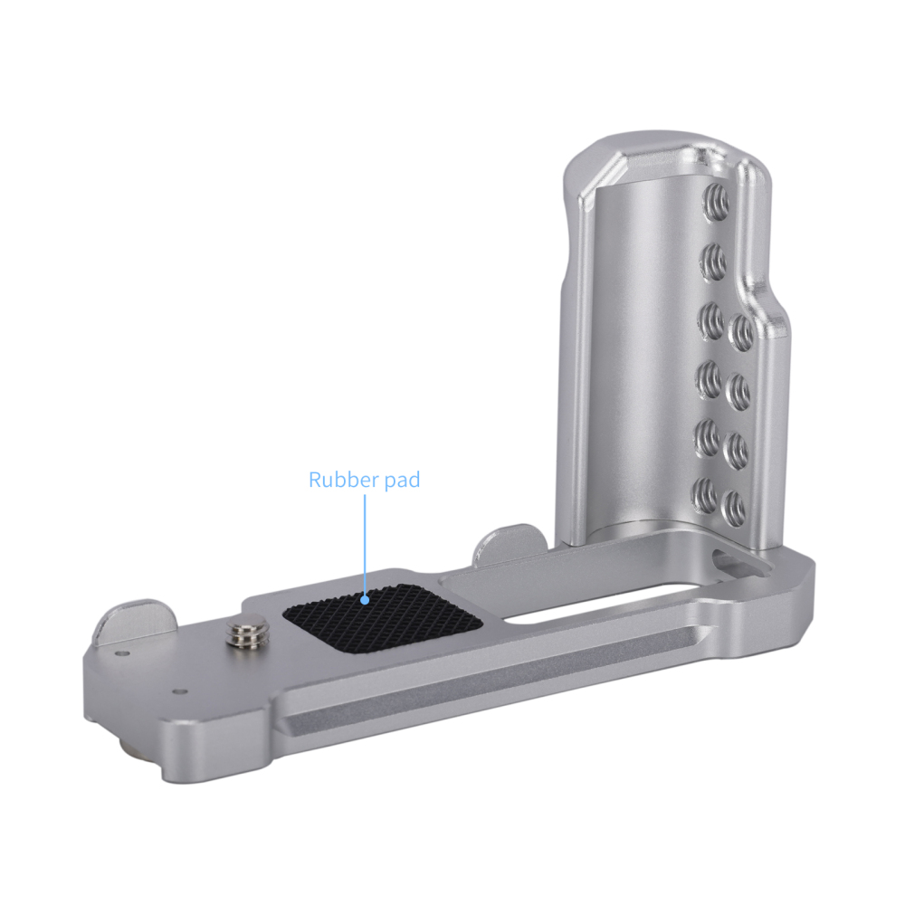 Niceyrig Sony ZV1-M2 L-shape Camera Cage with Arca Swiss Bottom & 1/4’’-20 Thread (Silver)
