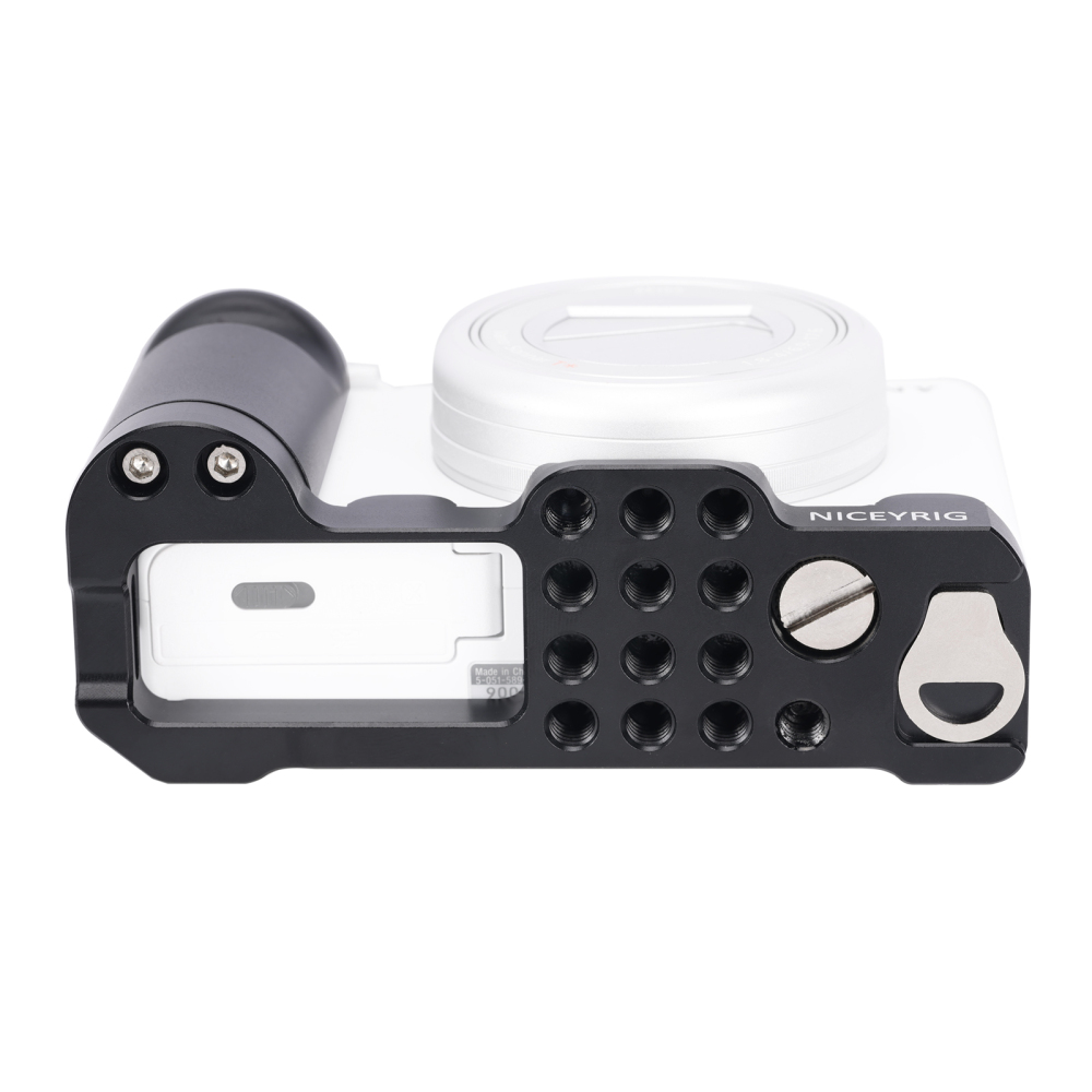 Niceyrig Sony ZV1-M2 L-shape Camera Cage with Arca Swiss Bottom & 1/4’’-20 Thread (Black)
