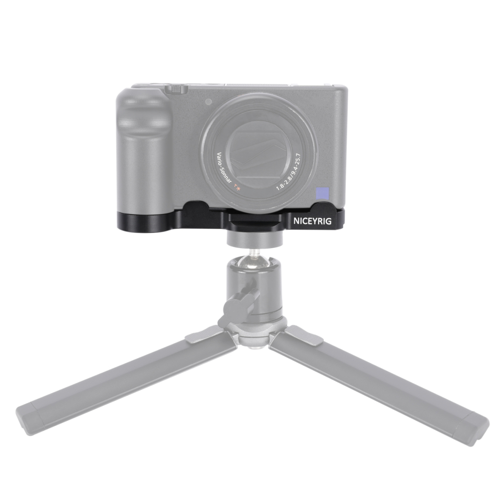 Niceyrig Sony ZV1-M2 L-shape Camera Cage with Arca Swiss Bottom & 1/4’’-20 Thread (Black)