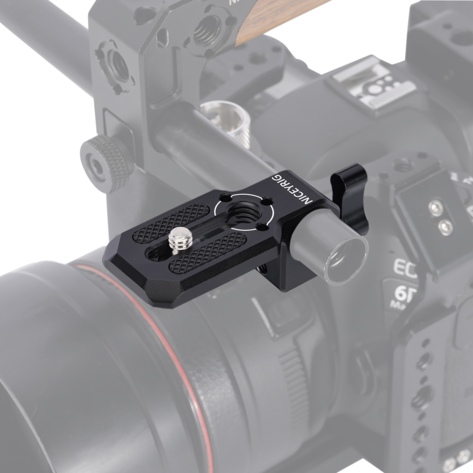 Niceyrig 15MM Single Rod Clamp/Rail Block with Mini Plate