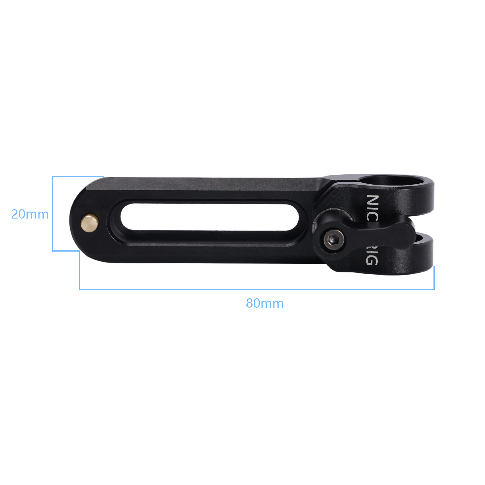 Niceyrig Nato Rail with 15mm Single Railblock/Rod Clamp