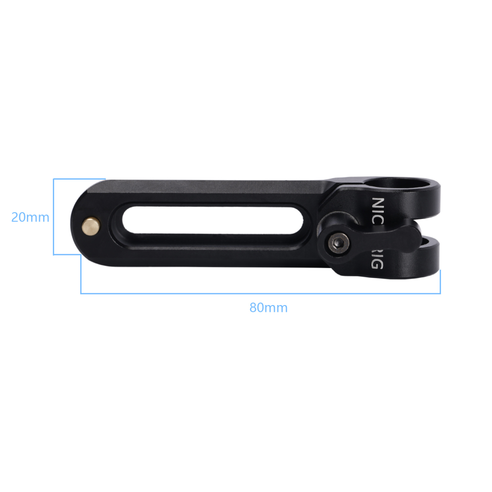 Niceyrig Nato Rail with 15mm Single Railblock/Rod Clamp