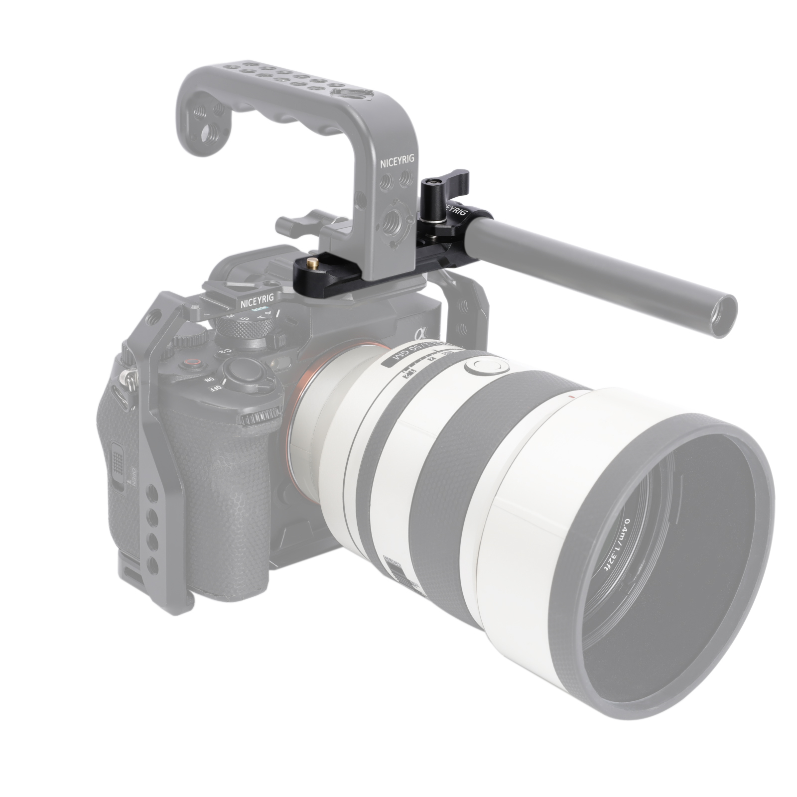 Niceyrig Nato Rail with 15mm Single Railblock/Rod Clamp