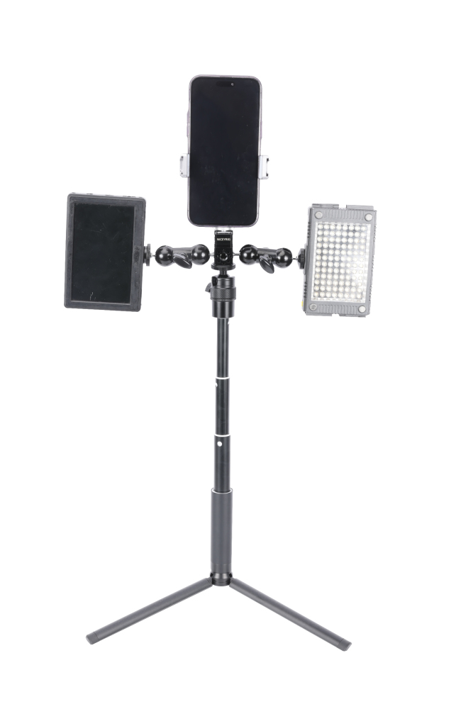 Niceyrig 1/4''-20 and 3/8''-16 Thread Holes Extension Bracket with Arri Locating Screw