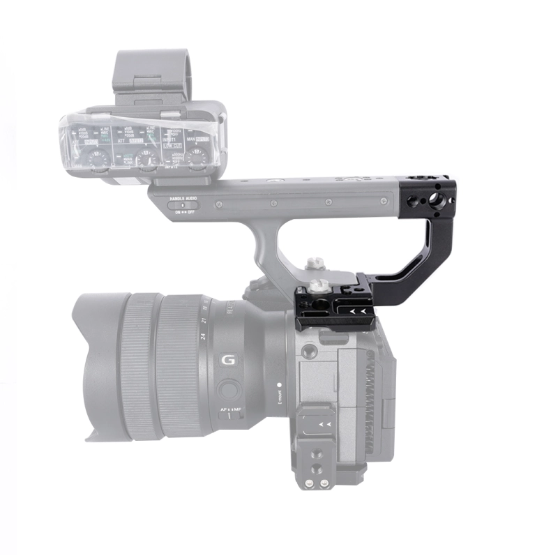 Niceyrig Extension Kit for Sony FX3/FX30 XLR Handle Comes with Cold Shoe Mount 1/4’’-20 Thread Holes&3/8’’-16 Arri Locating Mounting Points