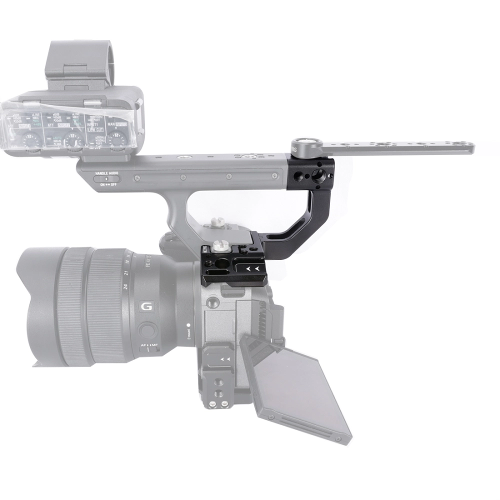 SmallRig Dedicated Extension Rig For Sony FX3/FX30 XLR Camera Top Hand With Qr Quick Release Nato Rail Multiple 1 4 20 And 3 8 16 Accessory Threads With Durable And Comfortable Design Md3490