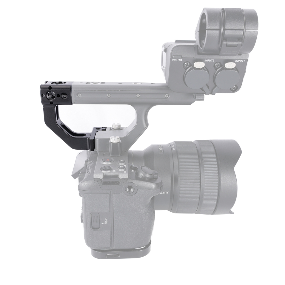 Niceyrig Extension Kit for Sony FX3/FX30 XLR Handle Comes with Cold Shoe Mount 1/4’’-20 Thread Holes&3/8’’-16 Arri Locating Mounting Points