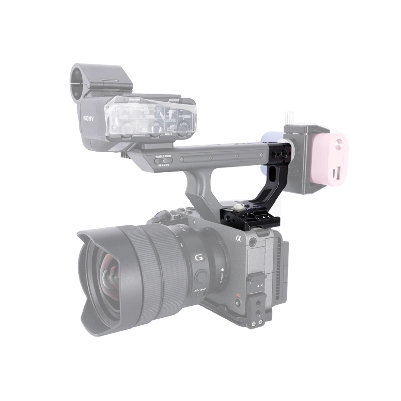 Niceyrig Extension Kit for Sony FX3/FX30 XLR Handle Comes with Cold Shoe Mount 1/4’’-20 Thread Holes&3/8’’-16 Arri Locating Mounting Points