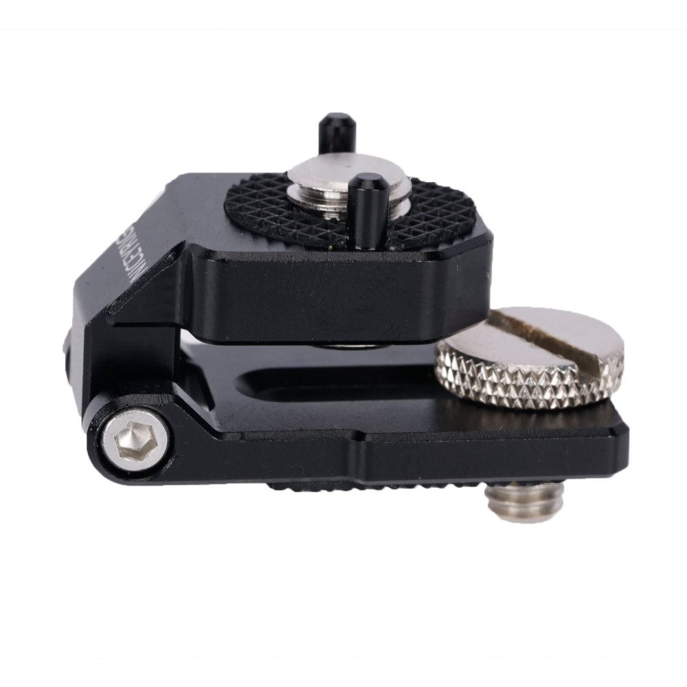 Niceyrig 180°Tilt Mounting Adaptor for Monitor/Battery/Wireless Transmission with 3/8-16 Arri Locating Screws (Weight Capacity: 0.5 kg)
