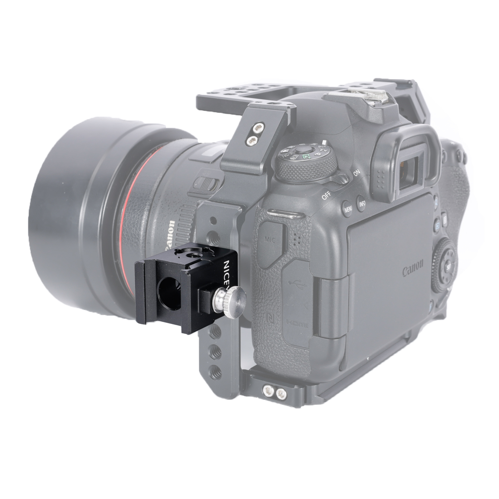 Niceyrig Nato Clamp to Arri Locating Screw (3/8’’-16) Adaptor