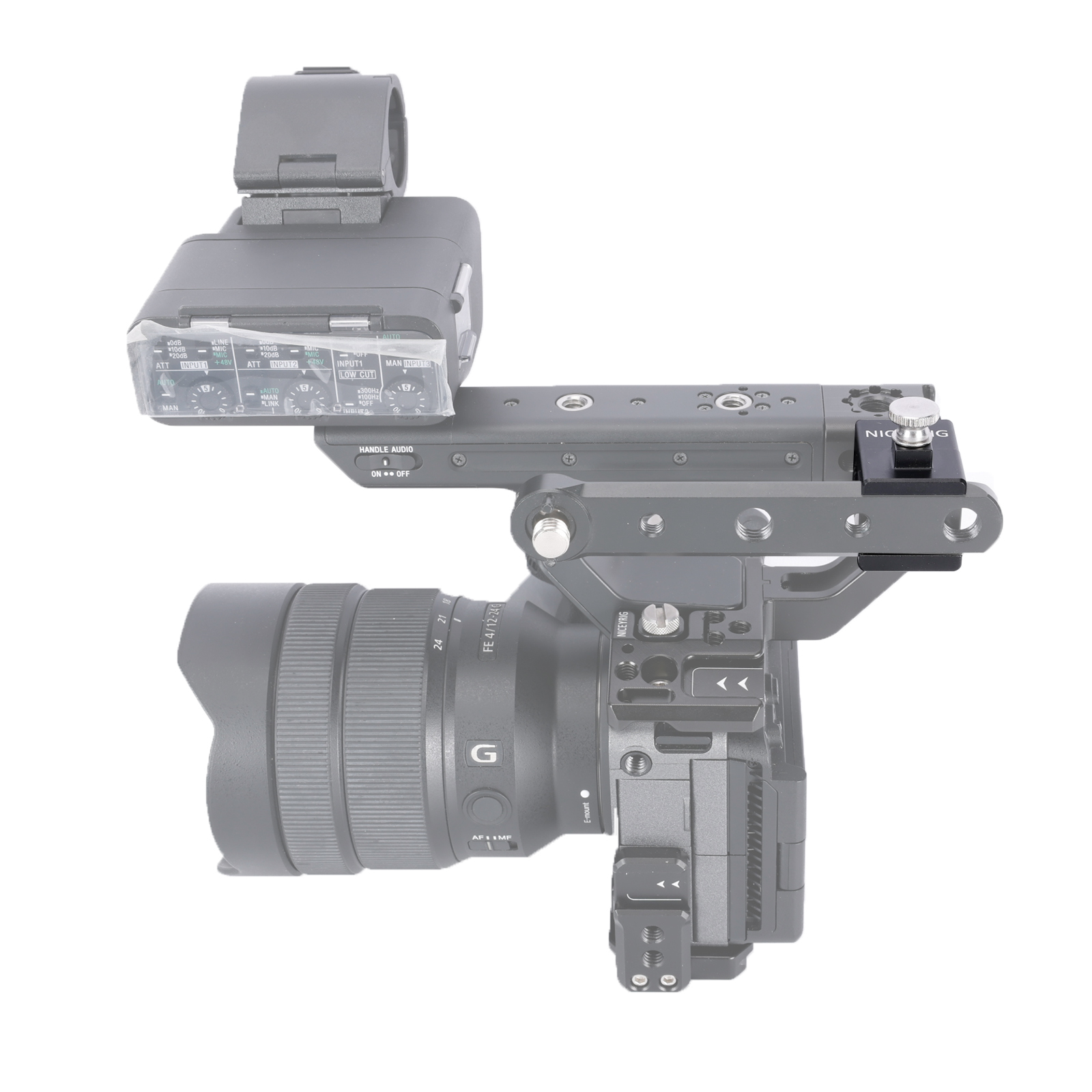 Niceyrig Nato Clamp to Arri Locating Screw (3/8’’-16) Adaptor