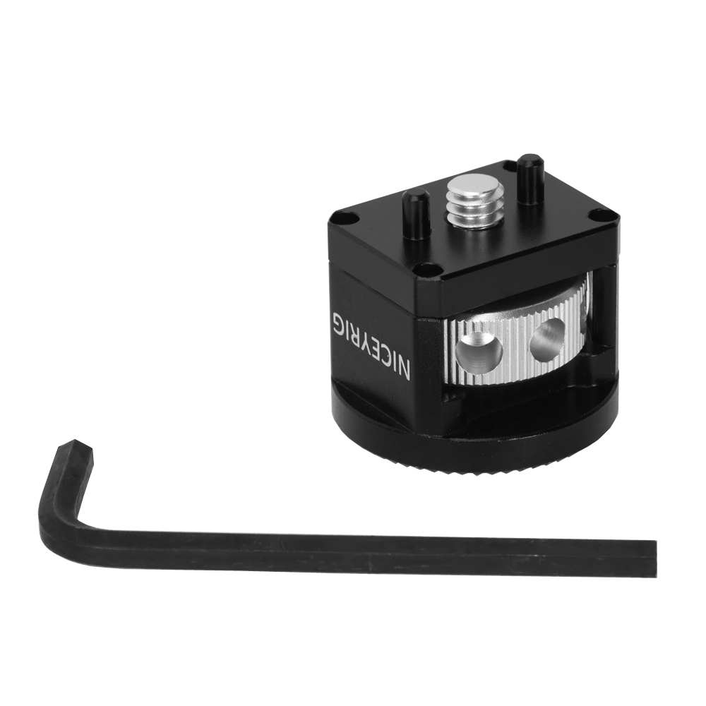 Niceyrig Arri Rosette Mount Adaptor (3/8'' / 1/4'' Arri Locating Mount)