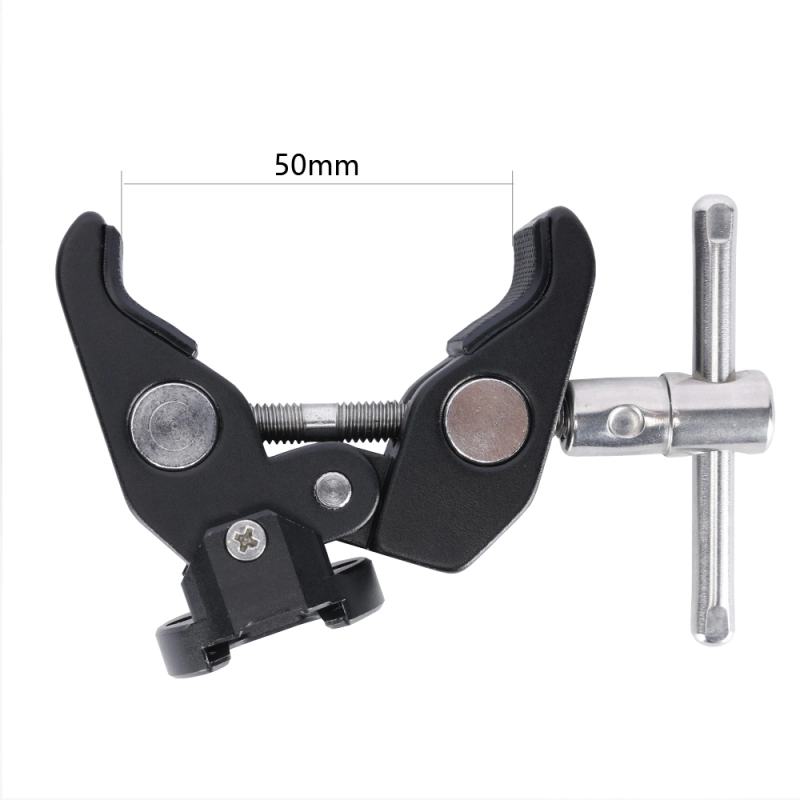 Niceyrig Super Clamp with Cold Shoe Mount(Open Range: 12-50MM)