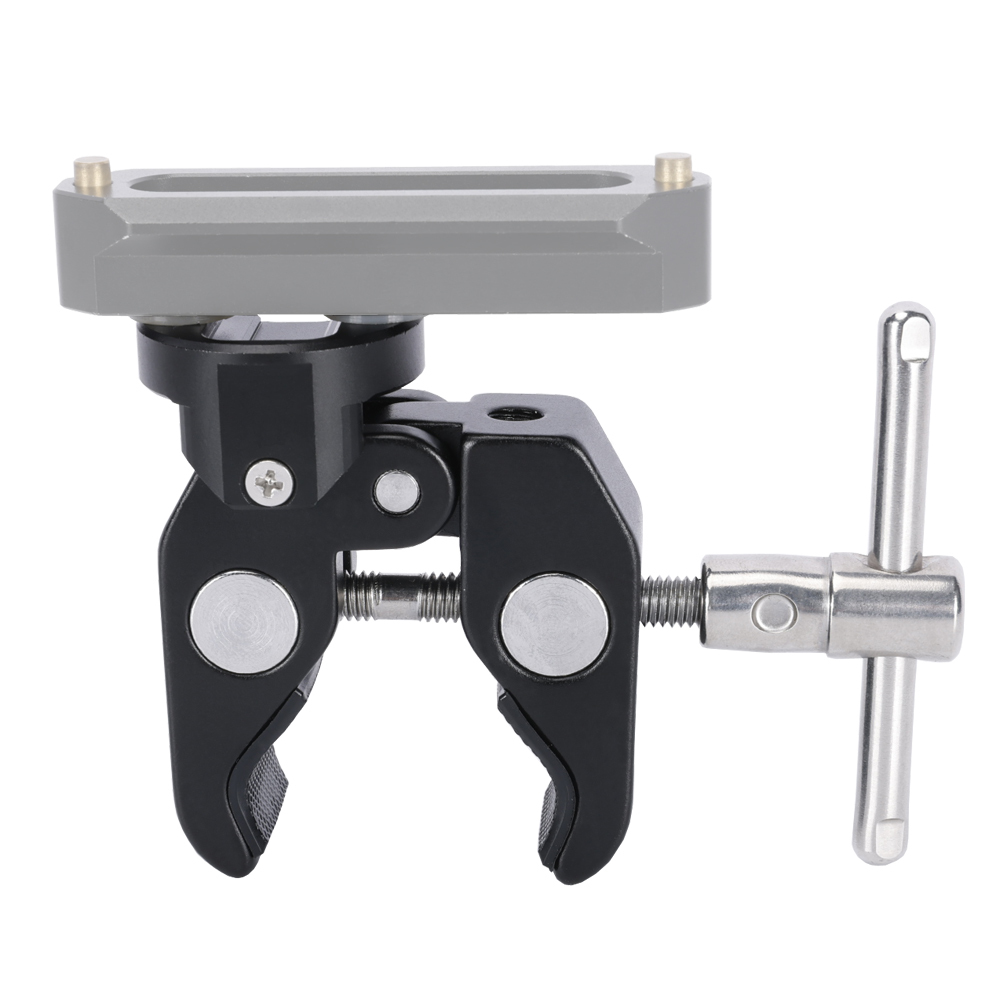 Niceyrig Super Clamp with Cold Shoe Mount(Open Range: 12-50MM)