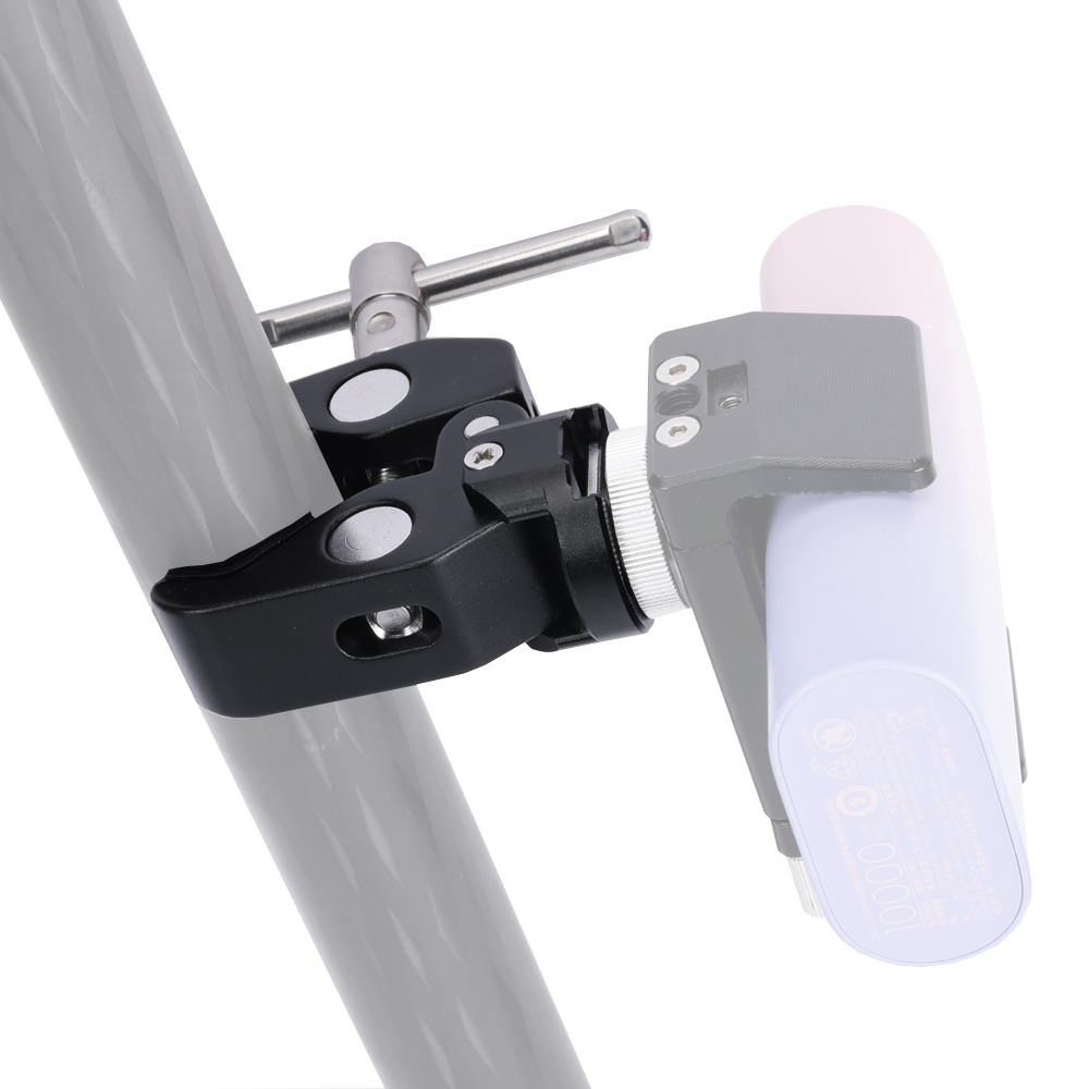 Niceyrig Super Clamp with Cold Shoe Mount(Open Range: 12-50MM)