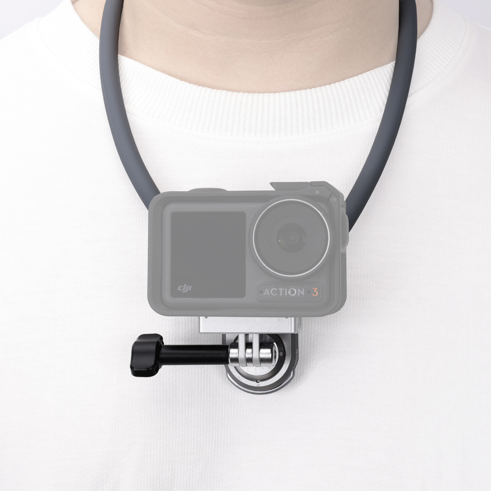 Niceyrig Action Camera Magnetic Neck Mount Holder Quick Release Necklack Mount POV Video/Vlog Recording Compatible with GoPro Hero 13 12 11 10 9 8 Max DJI OSMO Action 4 Action 3 Insta360 Ace Pro X3 X4 Yi 4K AKASO Most of Action Cameras