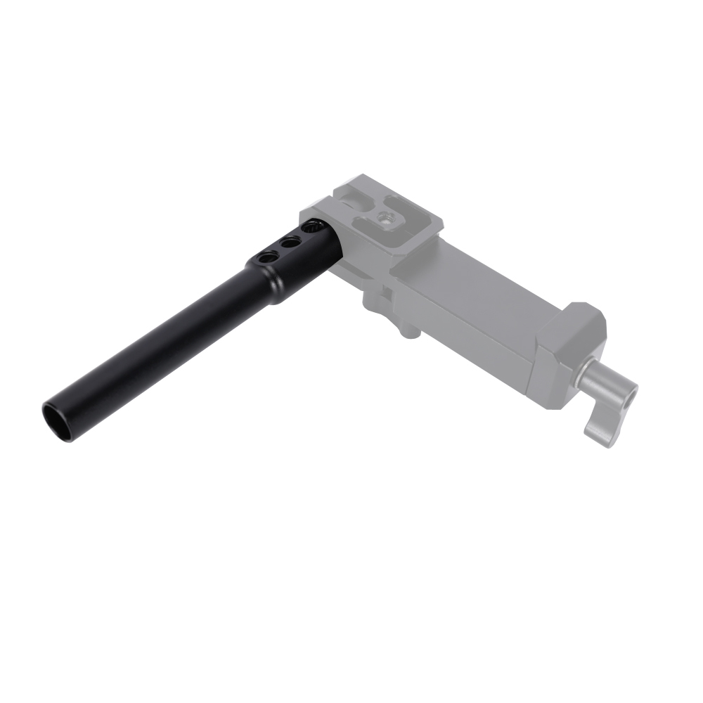 Niceyrig 15MM to 12MM Rod (4.72 Inch) with 1/4''-20 Thread Holes for Follow Focus and DJI RS Focus Motor 