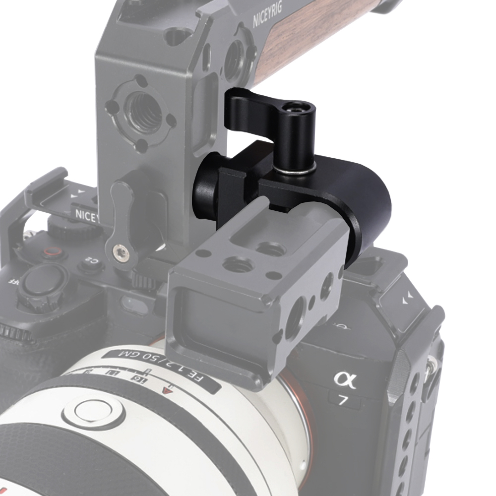 Niceyrig 15MM Single Rod Clamp/Rail Block with Extension 15MM Rod