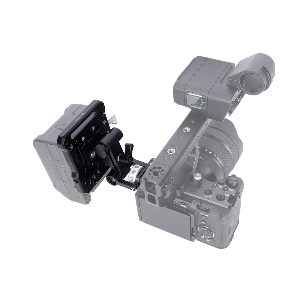 Niceyrig V-Mount/V-Lock Battery Plate with Adjustable Arm & 3/8 Arri Locating Screw