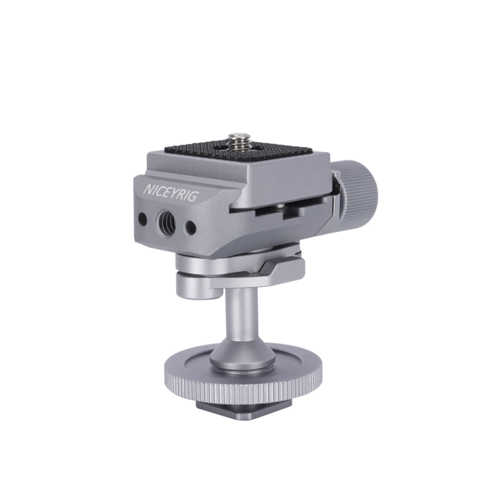 Niceyrig Mini Ballhead Cold Shoe Adapter Tripod Mount with Arca