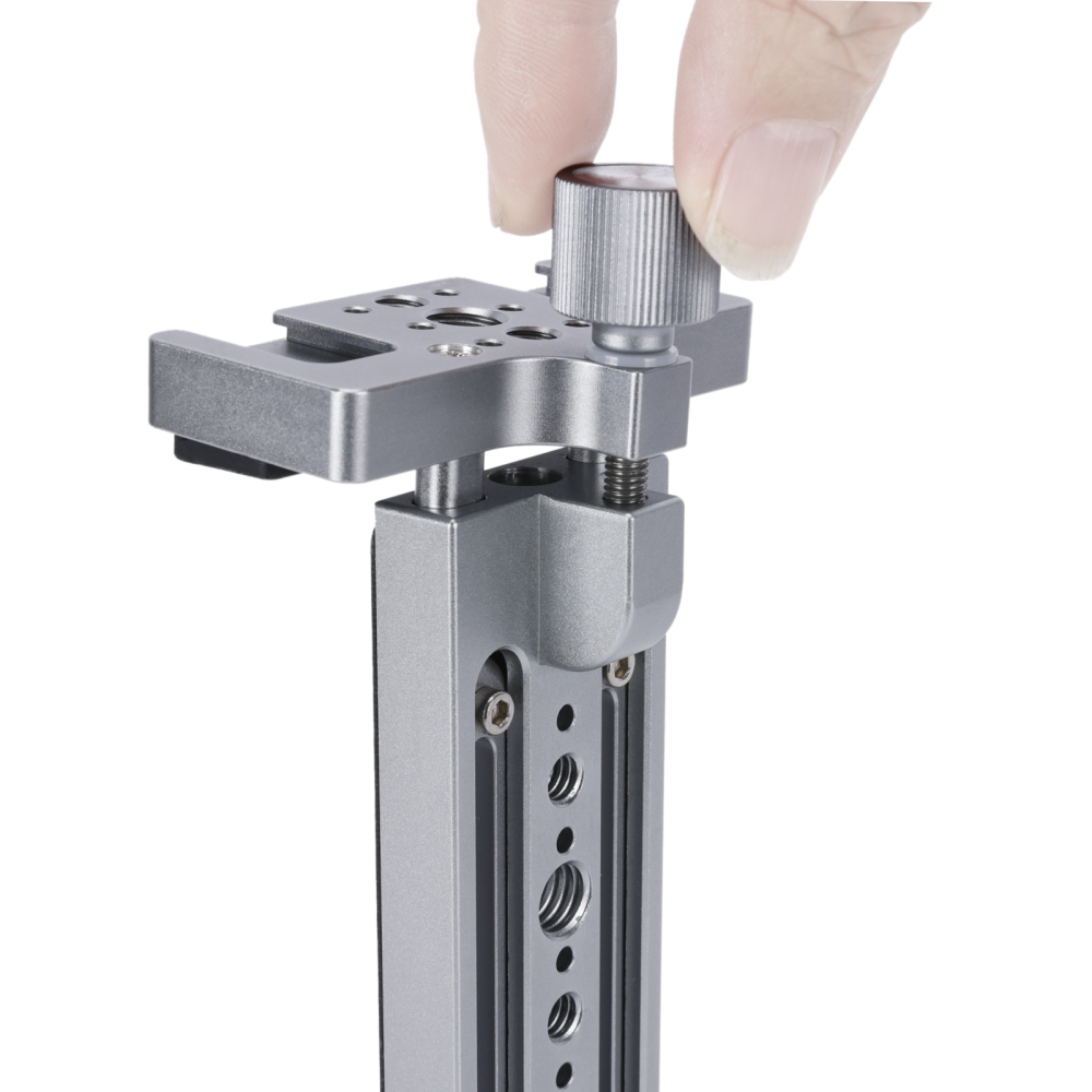 Niceyrig Ipad Holder Metal Clamp Arca Swiss Tripod Mount Adjustable for IPad Mini 7.9Inch/IPad 9.7Inch/IPad 10.5Inch/IPad Pro 12.9Inch/mate pad/MediaPad pro M6/MediaPad M5/Mediapad T5 (130mm ≤open width≤223mm)